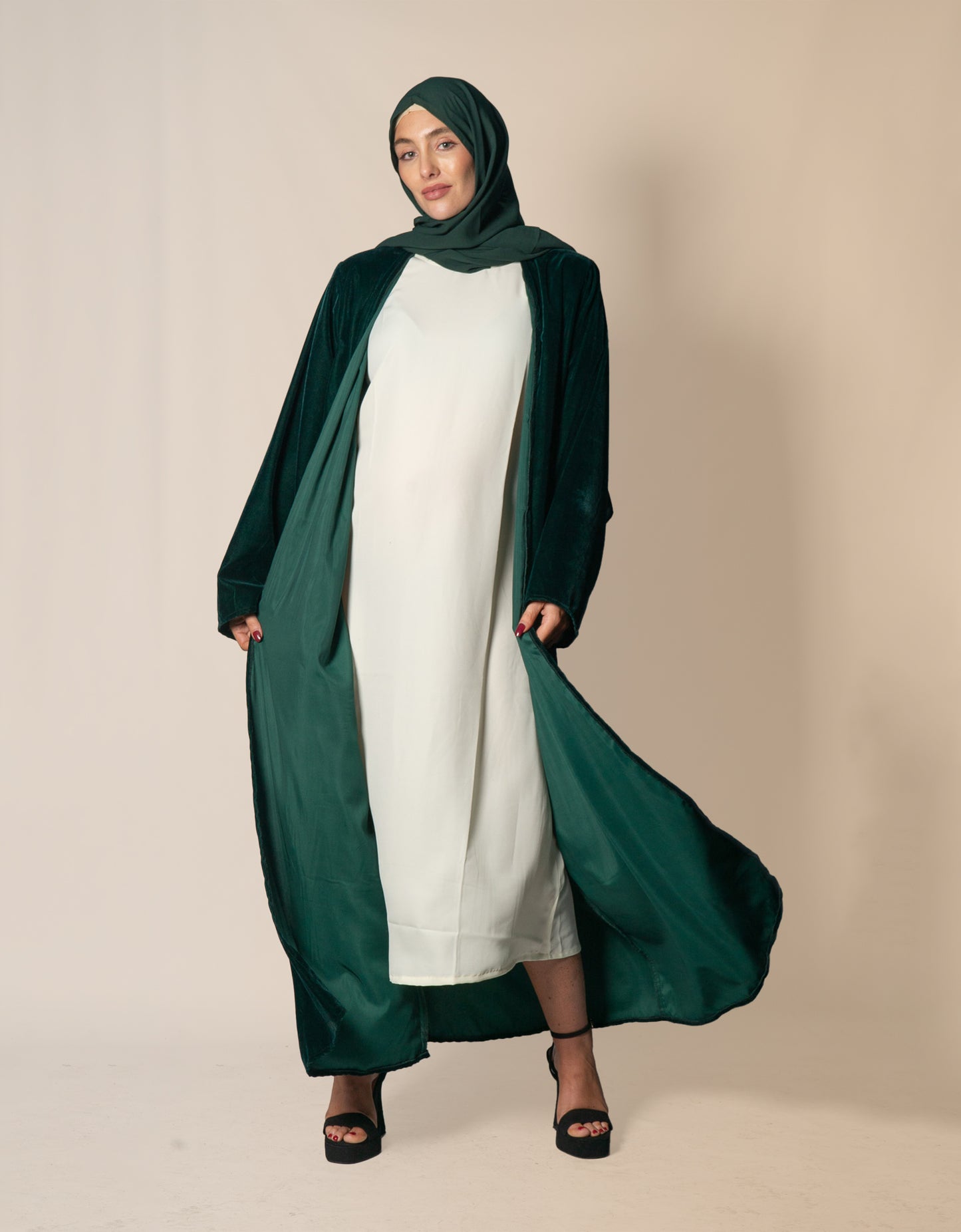 Inner Slip Dress white